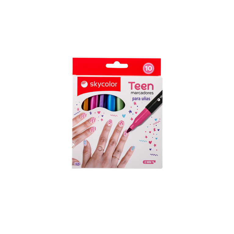 Marcadores TEEN para uñas